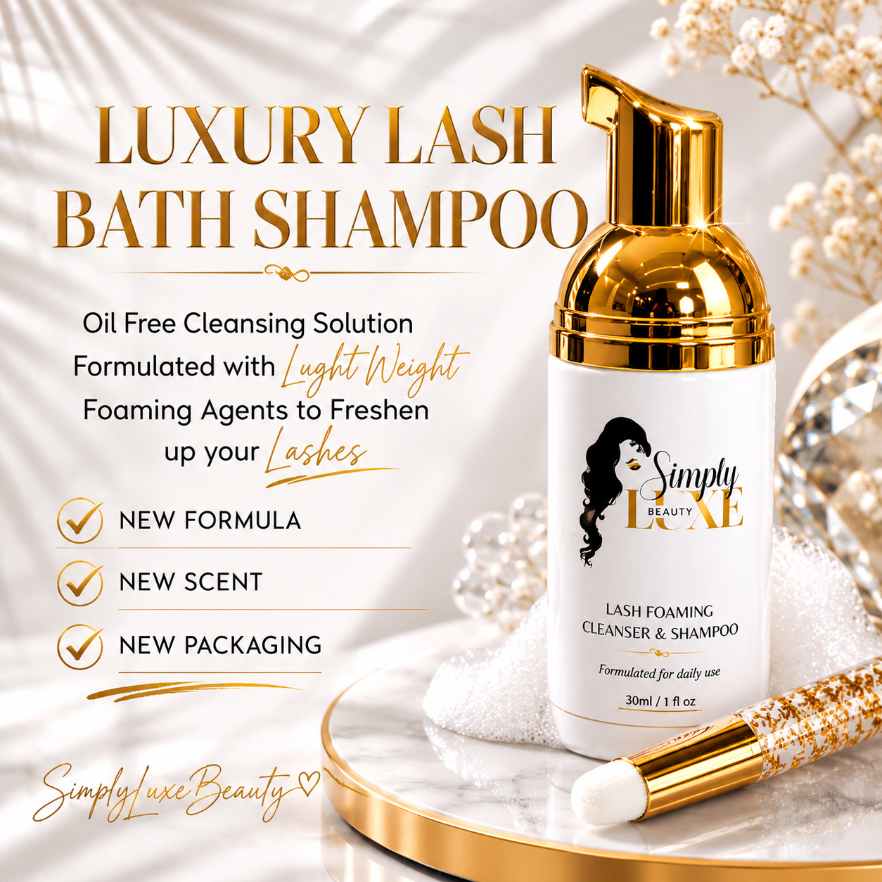 Luxury Lash Bath Shampoo