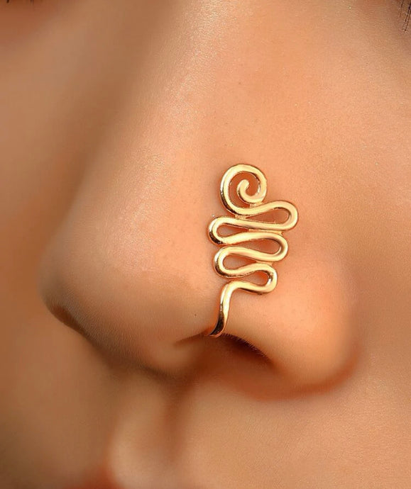 Gold Nose Cuff