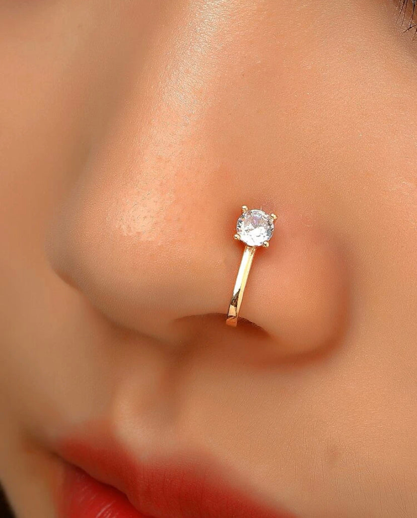 Diamond Nose Cuff